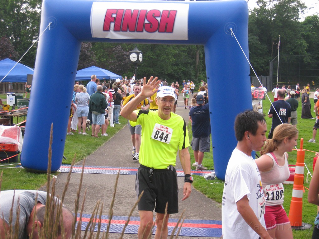 Solstice 10K 2010-06 0410.jpg - The 2010 running of the Northville Michigan Solstice 10K race. Six miles of heat, humidity and hills.